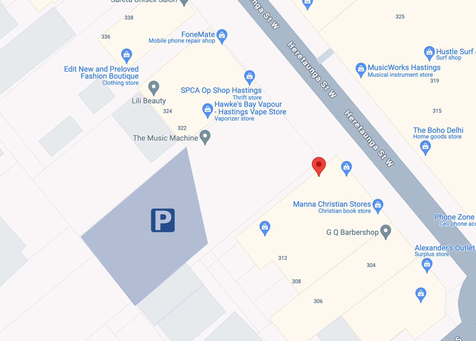 Hastings CBD Parking